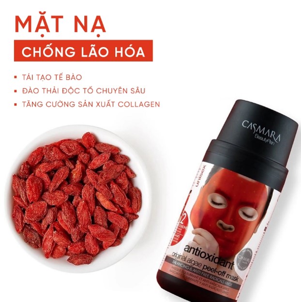 Casmara Antioxidant mask kit chống lão hóa 